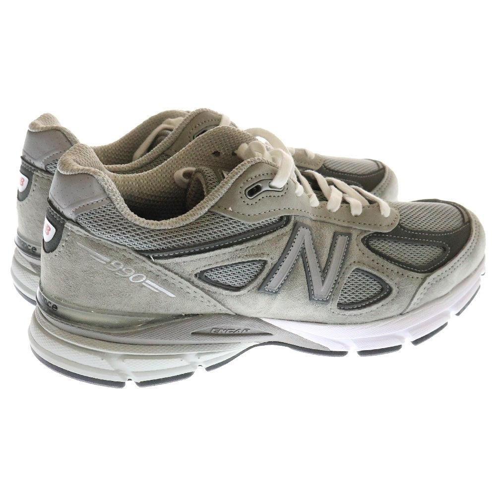 New Balance(ニューバランス) U990GR4 ローカットスニーカー グレー スエード US8/26cm