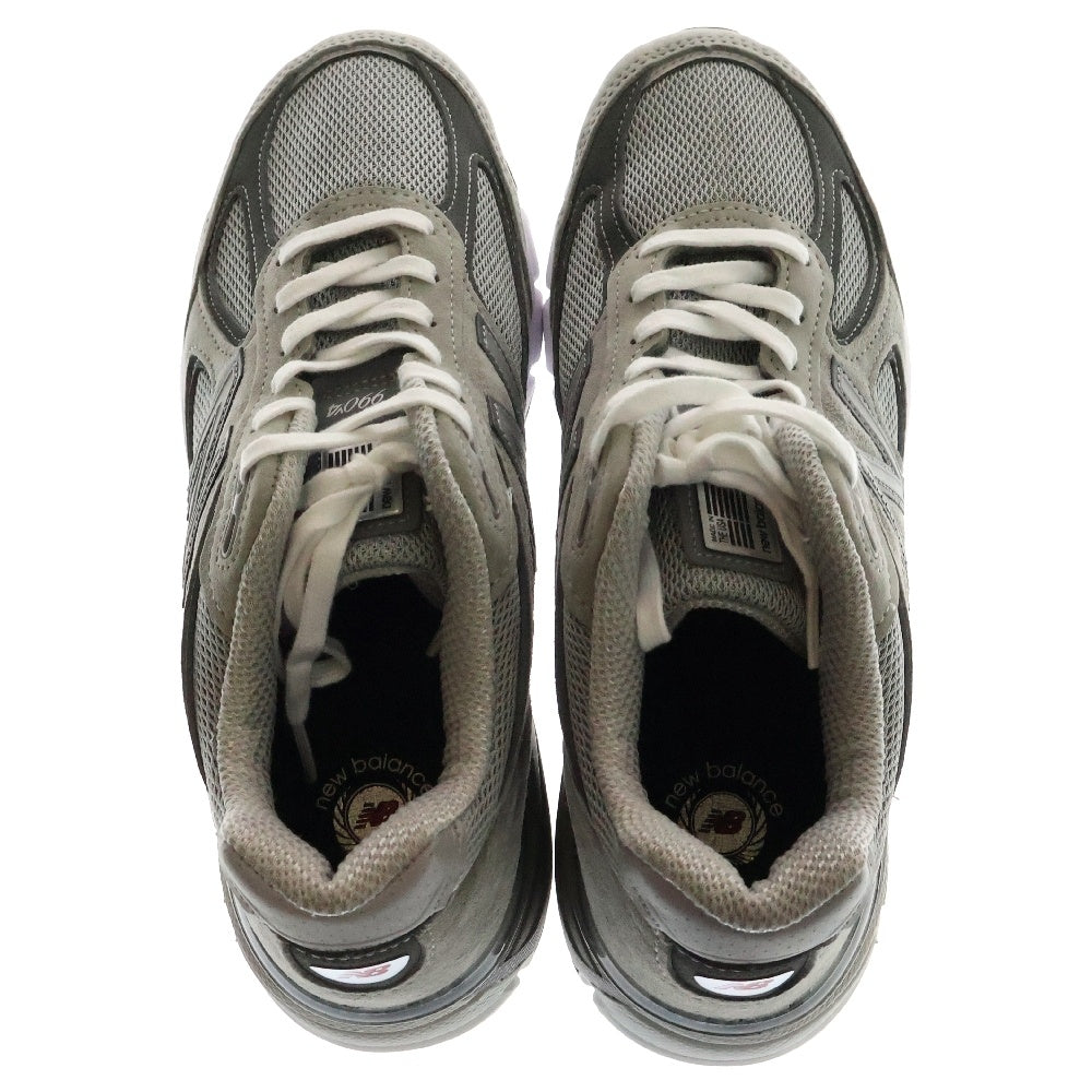 New Balance(ニューバランス) U990GR4 ローカットスニーカー グレー スエード US8/26cm