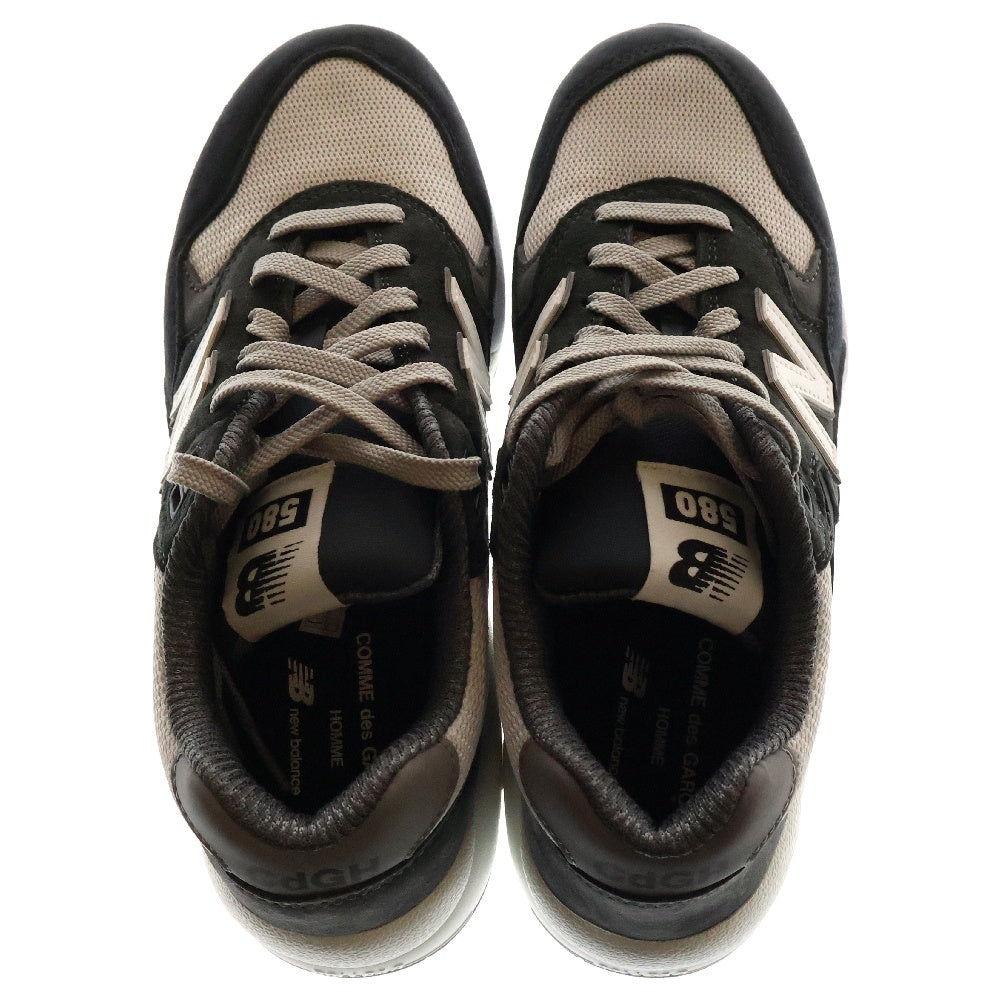 New Balance(ニューバランス) MT580HM1×COMME des GARCONS HOMME コムデギャルソンオム スウェードレースアップローカットスニーカー グレー US8/26cm