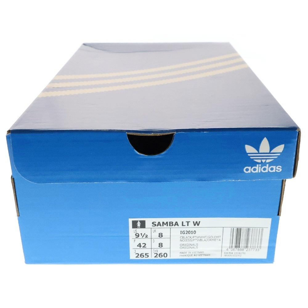 adidas(アディダス) WMNS SAMBA LT サンバ LT ローカットスニーカー ブラック US9.5/26.5cm IG2010