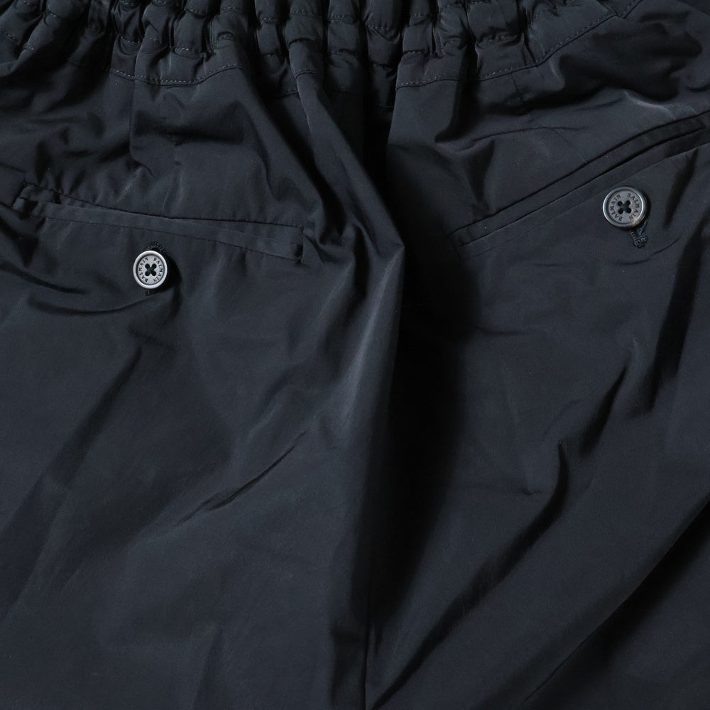 BALMAIN(バルマン) ドローコード 裾ジップ スリムフィット イージーパンツ ブラック W8H5204T474