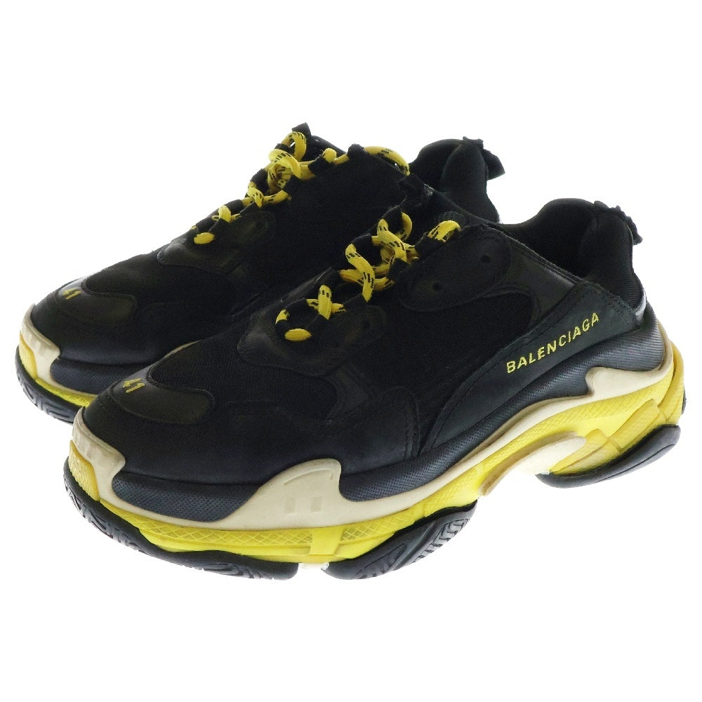 BALENCIAGA(バレンシアガ) TRIPLE S トリプルエス ローカットスニーカー ダッドスニーカー ブラック/イエロー 534162