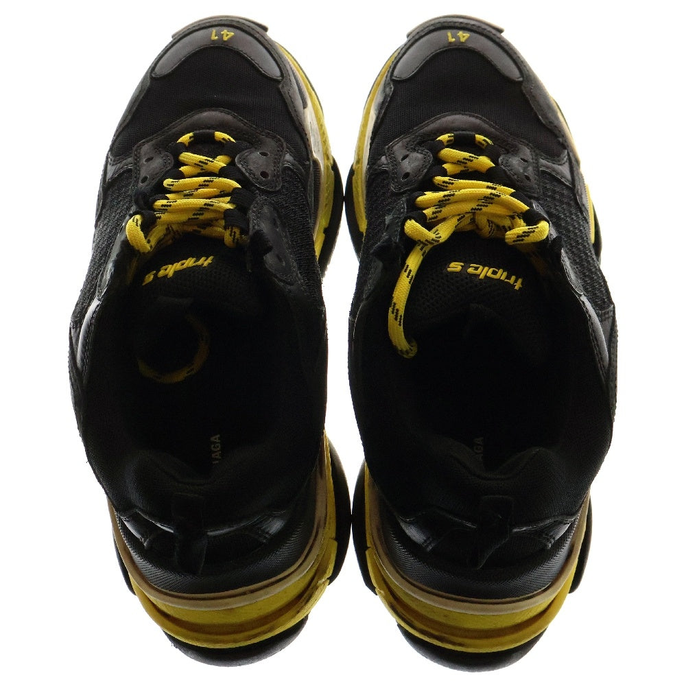 BALENCIAGA(バレンシアガ) TRIPLE S トリプルエス ローカットスニーカー ダッドスニーカー ブラック/イエロー 534162