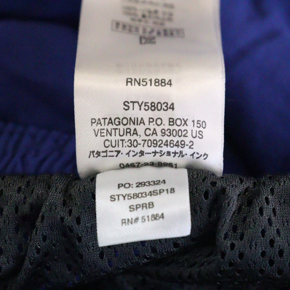 PATAGONIA(パタゴニア) Baggies Longs-7in バギーズ ロング ショーツ ショート ナイロン ハーフパンツ ブルー 58034