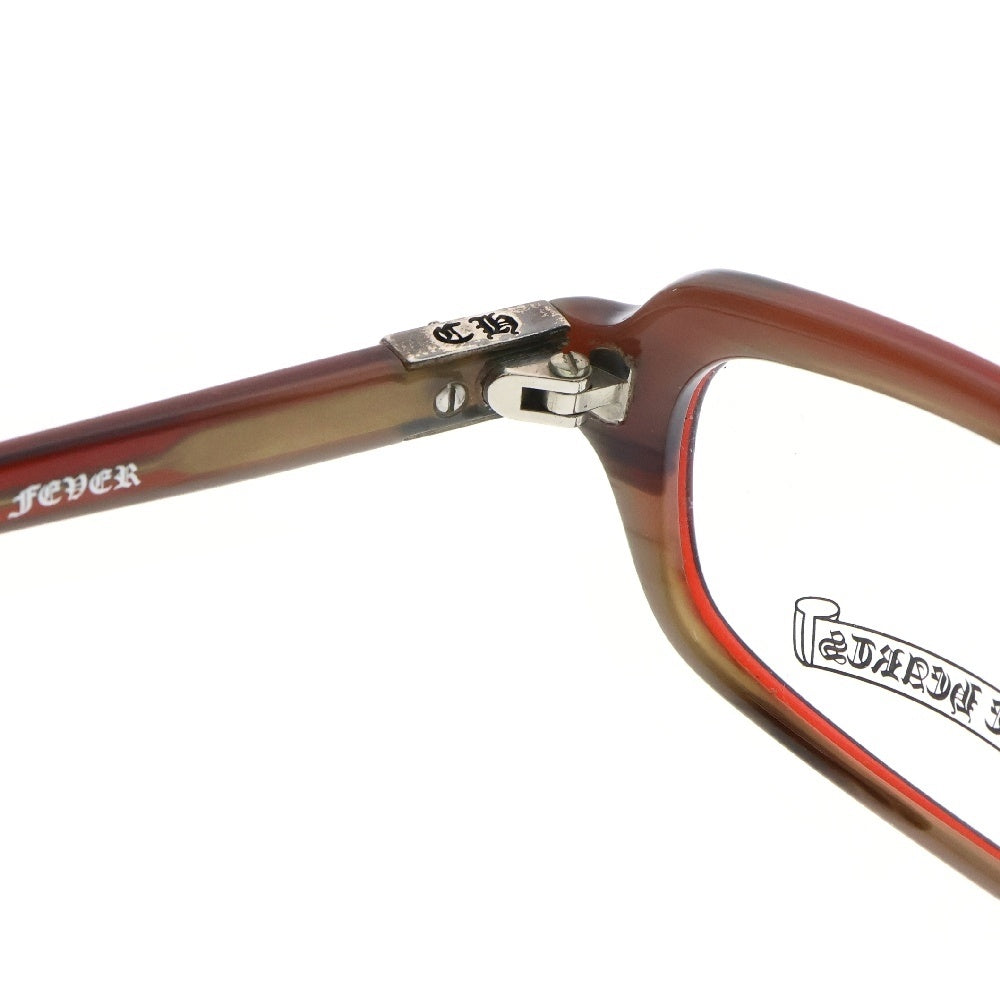 CHROME HEARTS(クロムハーツ) FEVER CHプラステンプル メガネ 眼鏡 レッド