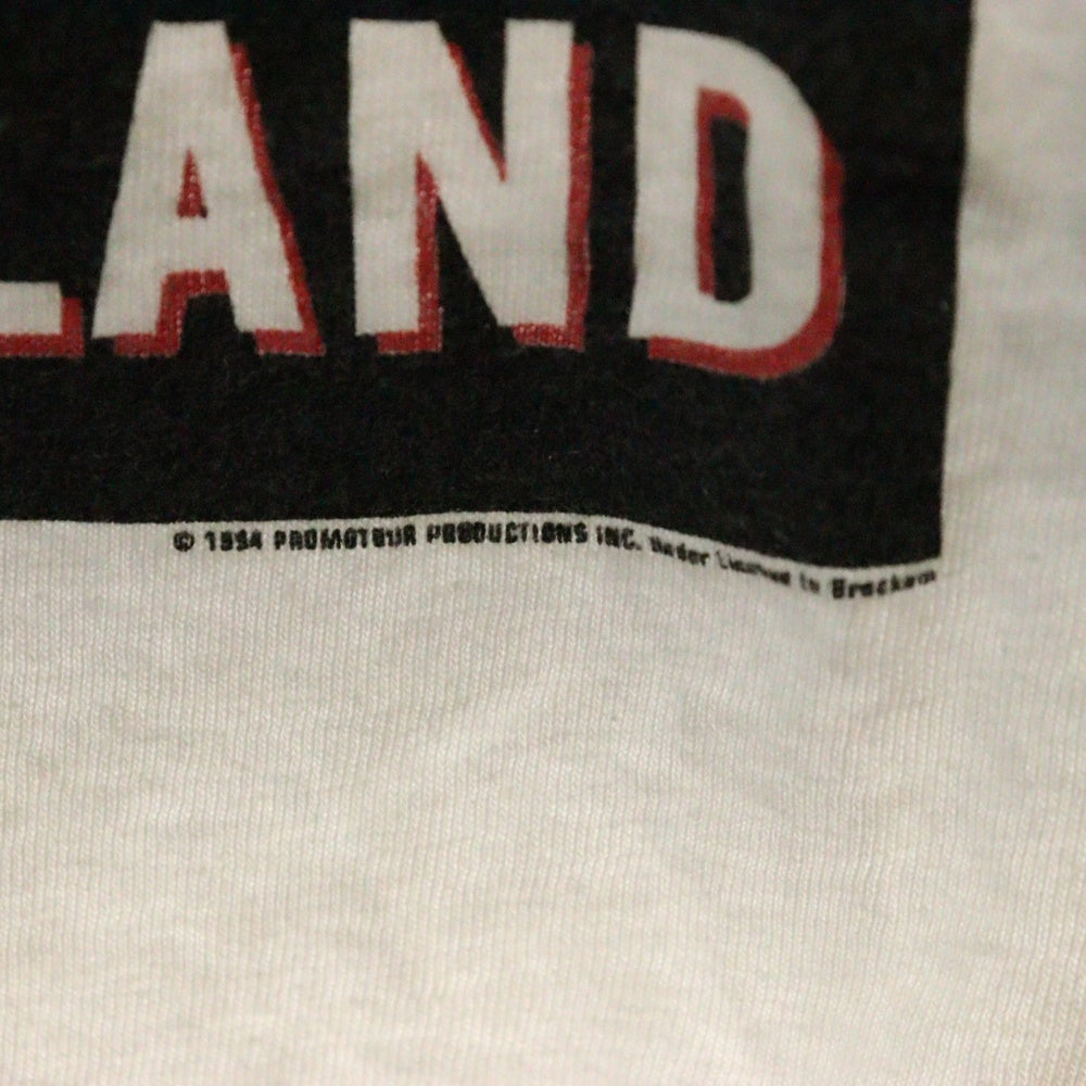 VINTAGE(ヴィンテージ) 90S VINTAGE ROLLING STONES WITH STAND BROCKUM ヴィンテージ ローリングストーンズ ウィズスタンド 両面プリント 半袖Tシャツ カットソー ホワイト