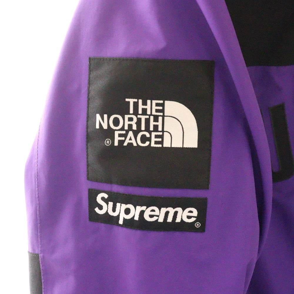 SUPREME(シュプリーム) 19SS ×THE NORTH FACE Arc Logo Mountain Parka アーチロゴ バイカラー マウンテンパーカー フーデッドジャケット ブラック/パープル NP11901I