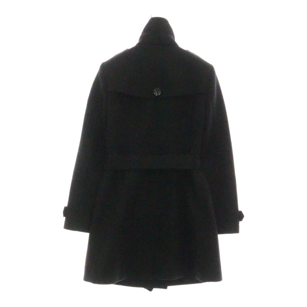 BURBERRY(バーバリー) ウール ダブルブレスト ピーコート ブラック レディース 3965631