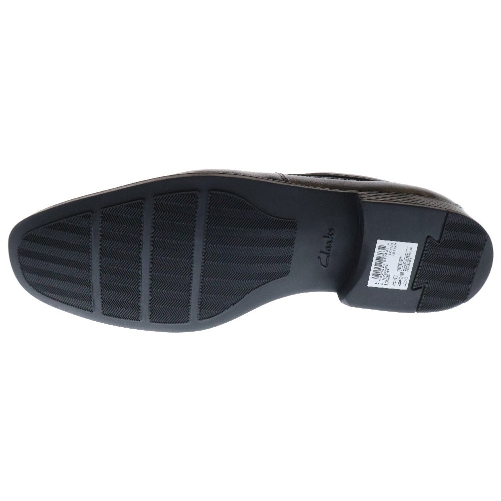 Clarks(クラークス) TILDEN FREE ティルデンフリー レザースリッポンローファー ブラック US10.5/28.5cm 261103127105