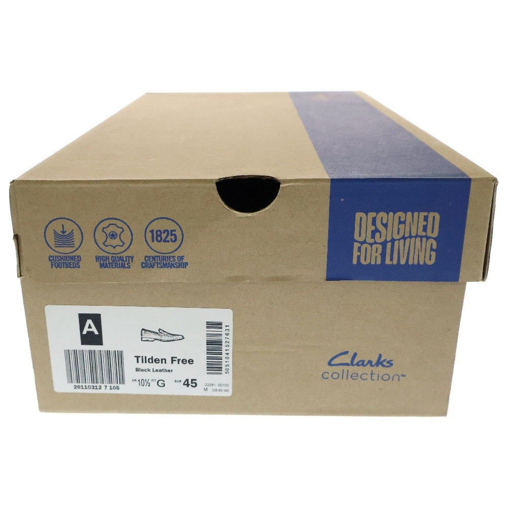 Clarks(クラークス) TILDEN FREE ティルデンフリー レザースリッポンローファー ブラック US10.5/28.5cm 261103127105