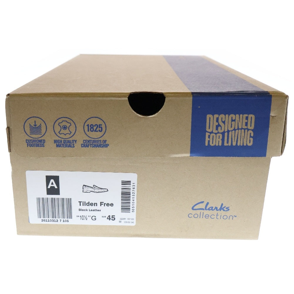 Clarks(クラークス) TILDEN FREE ティルデンフリー レザースリッポンローファー ブラック US10.5/28.5cm 261103127105