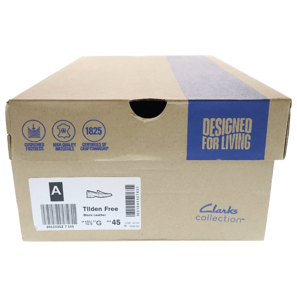 Clarks(クラークス) TILDEN FREE ティルデンフリー レザースリッポンローファー ブラック US10.5/28.5cm 261103127105