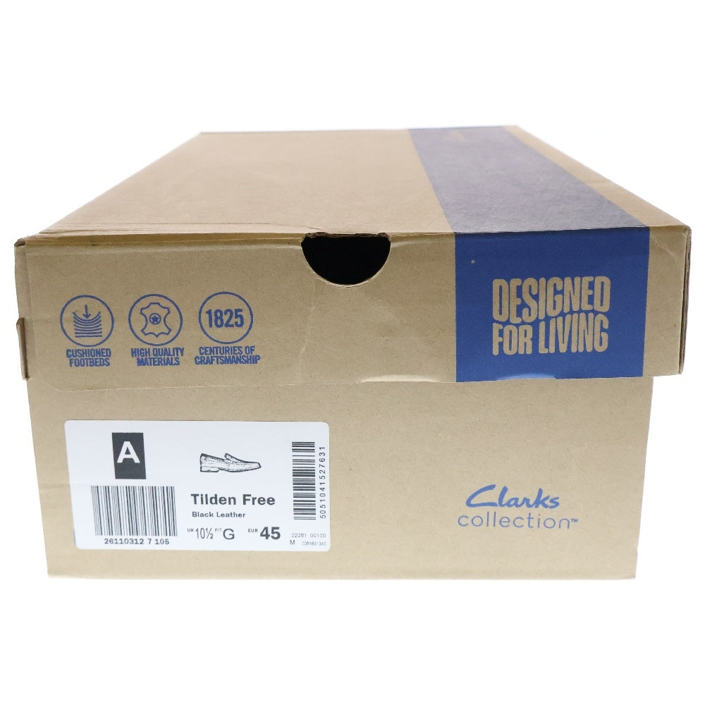 Clarks(クラークス) TILDEN FREE ティルデンフリー レザースリッポンローファー ブラック US10.5/28.5cm 261103127105