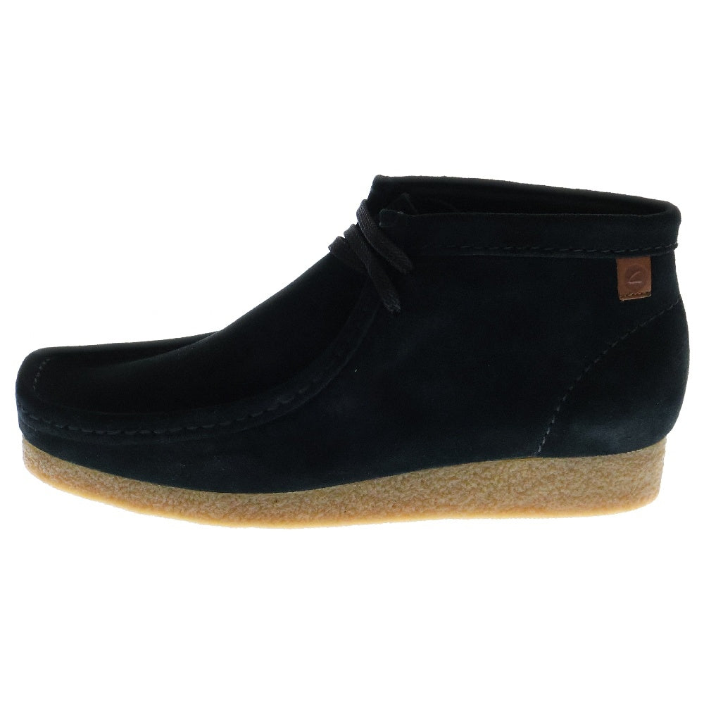 Clarks(クラークス) SHACRE BOOT シェイカー チャッカブーツ スウェード ハイカットシューズ ブラック 26159437