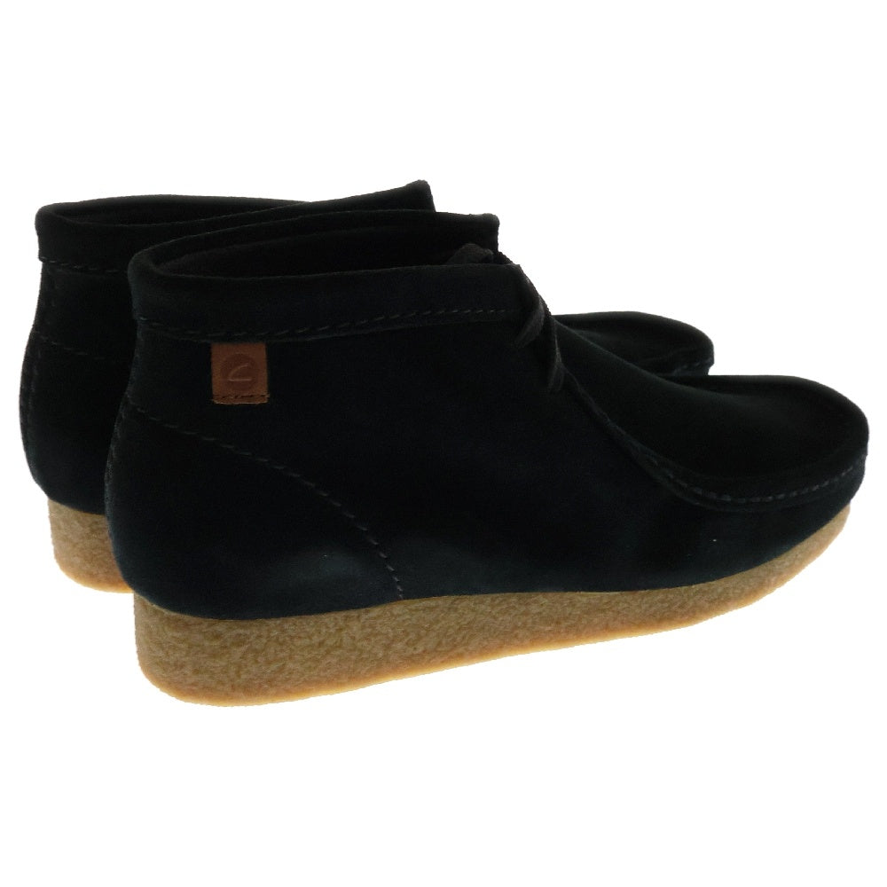 Clarks(クラークス) SHACRE BOOT シェイカー チャッカブーツ スウェード ハイカットシューズ ブラック 26159437