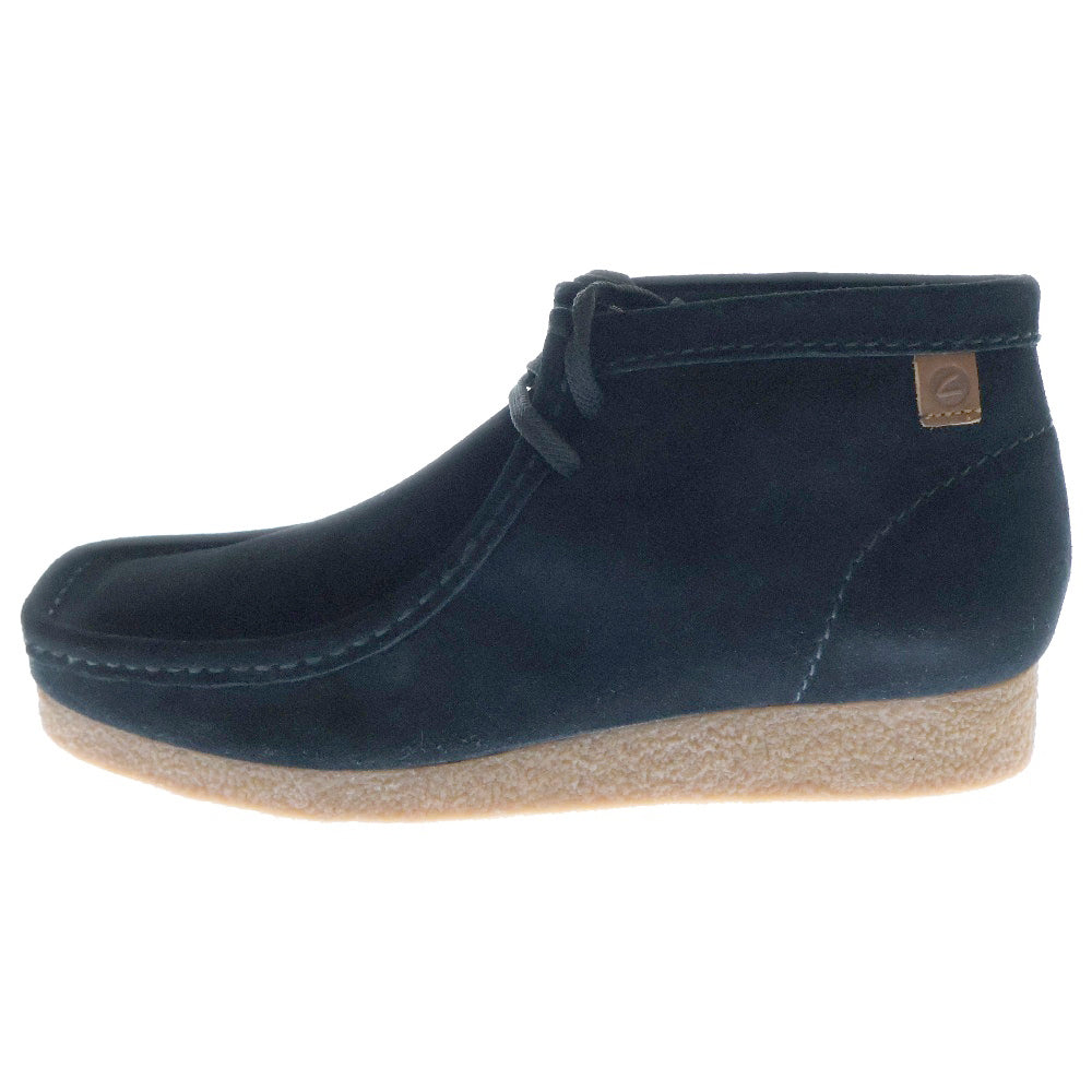 Clarks(クラークス) SHACRE BOOT シェイカー チャッカブーツ スウェード ハイカットシューズ ブラック 26159437