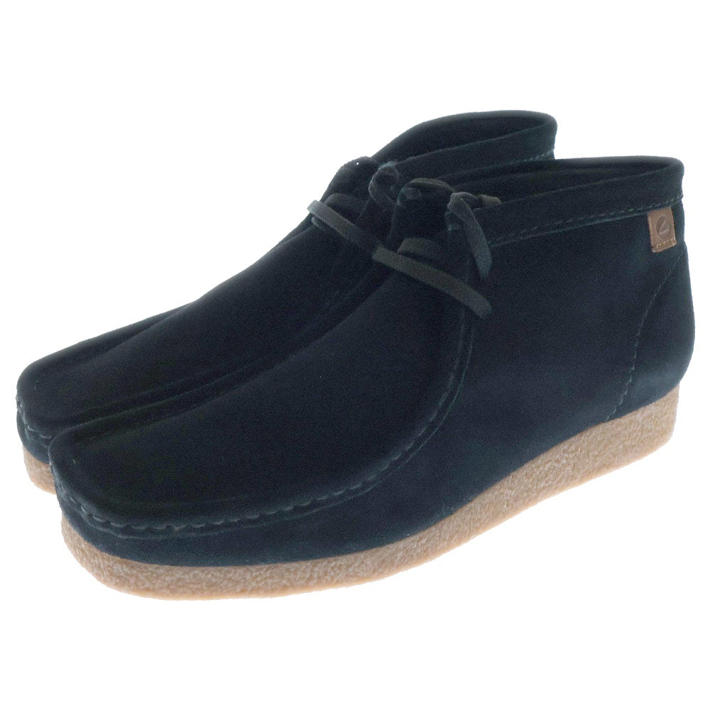 Clarks(クラークス) SHACRE BOOT シェイカー チャッカブーツ スウェード ハイカットシューズ ブラック 26159437