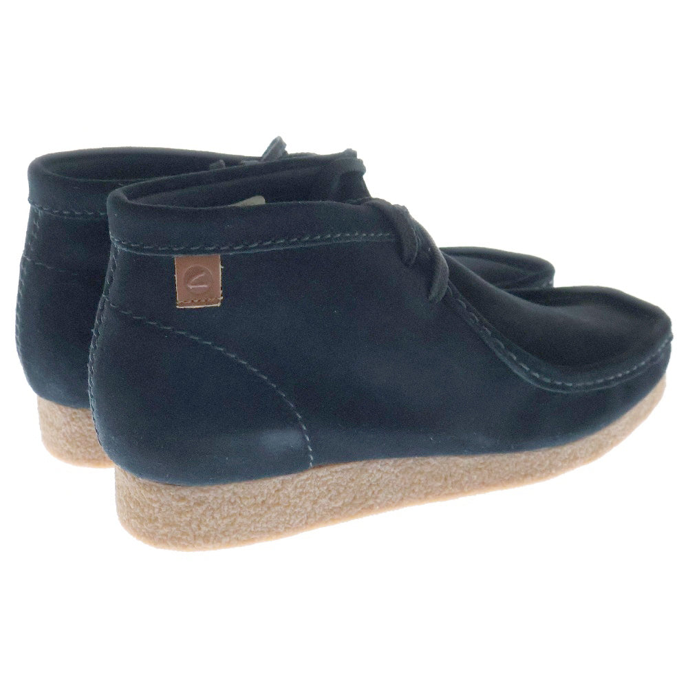 Clarks(クラークス) SHACRE BOOT シェイカー チャッカブーツ スウェード ハイカットシューズ ブラック 26159437