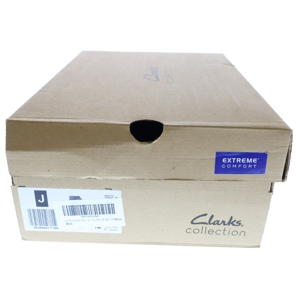 Clarks(クラークス) SHACRE BOOT シェイカー チャッカブーツ スウェード ハイカットシューズ ブラック 26159437