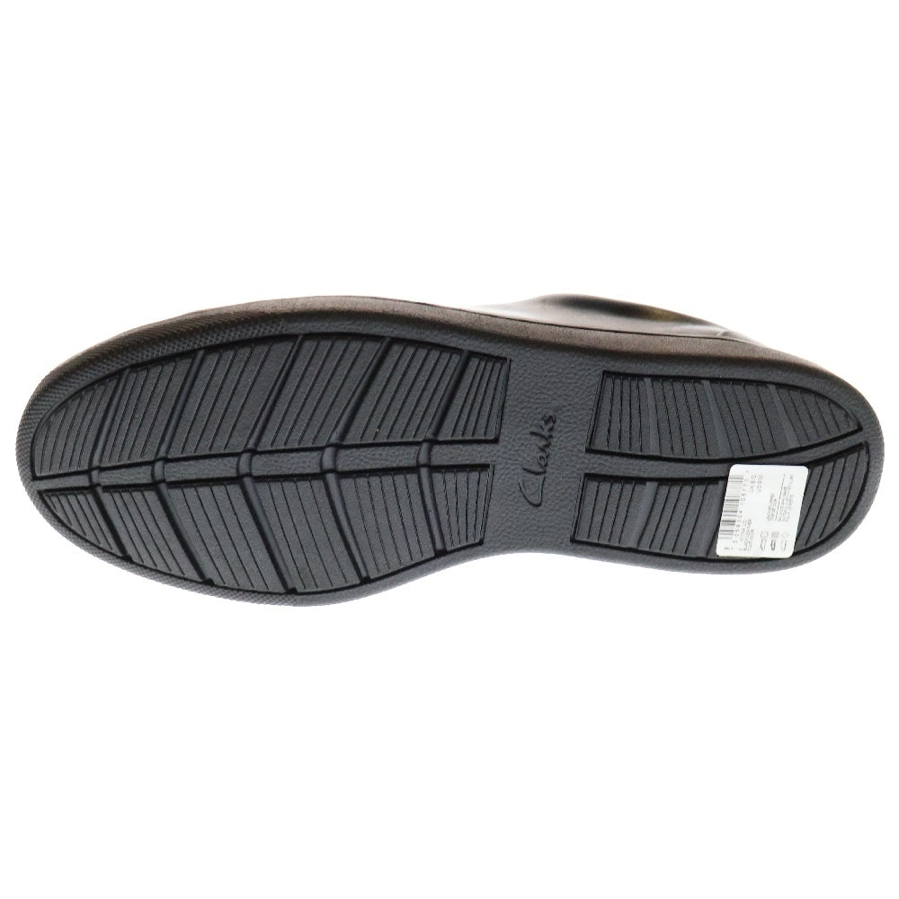 Clarks(クラークス) KITNA LO キトナ・ロー レザーローカットスニーカー ブラック 26153362