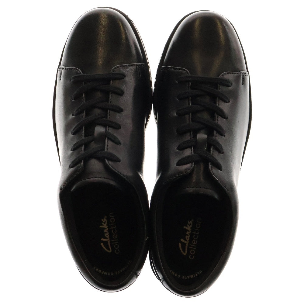 Clarks(クラークス) KITNA LO キトナ・ロー レザーローカットスニーカー ブラック 26153362