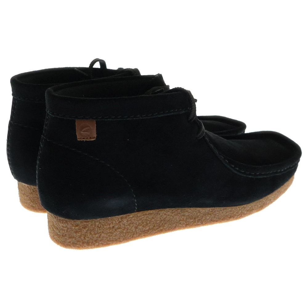 Clarks(クラークス) SHACRE BOOT シェイカー チャッカブーツ スウェード ハイカットシューズ ブラック 26159437