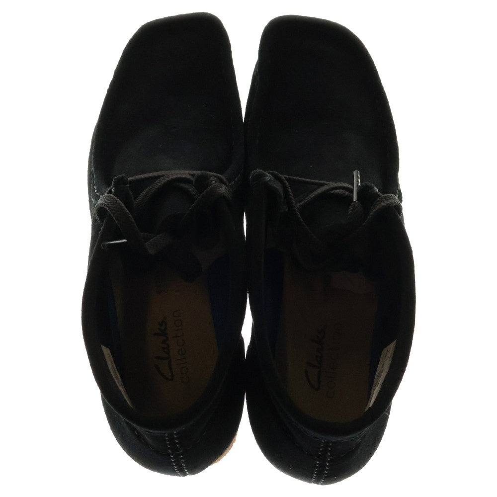 Clarks(クラークス) SHACRE BOOT シェイカー チャッカブーツ スウェード ハイカットシューズ ブラック 26159437