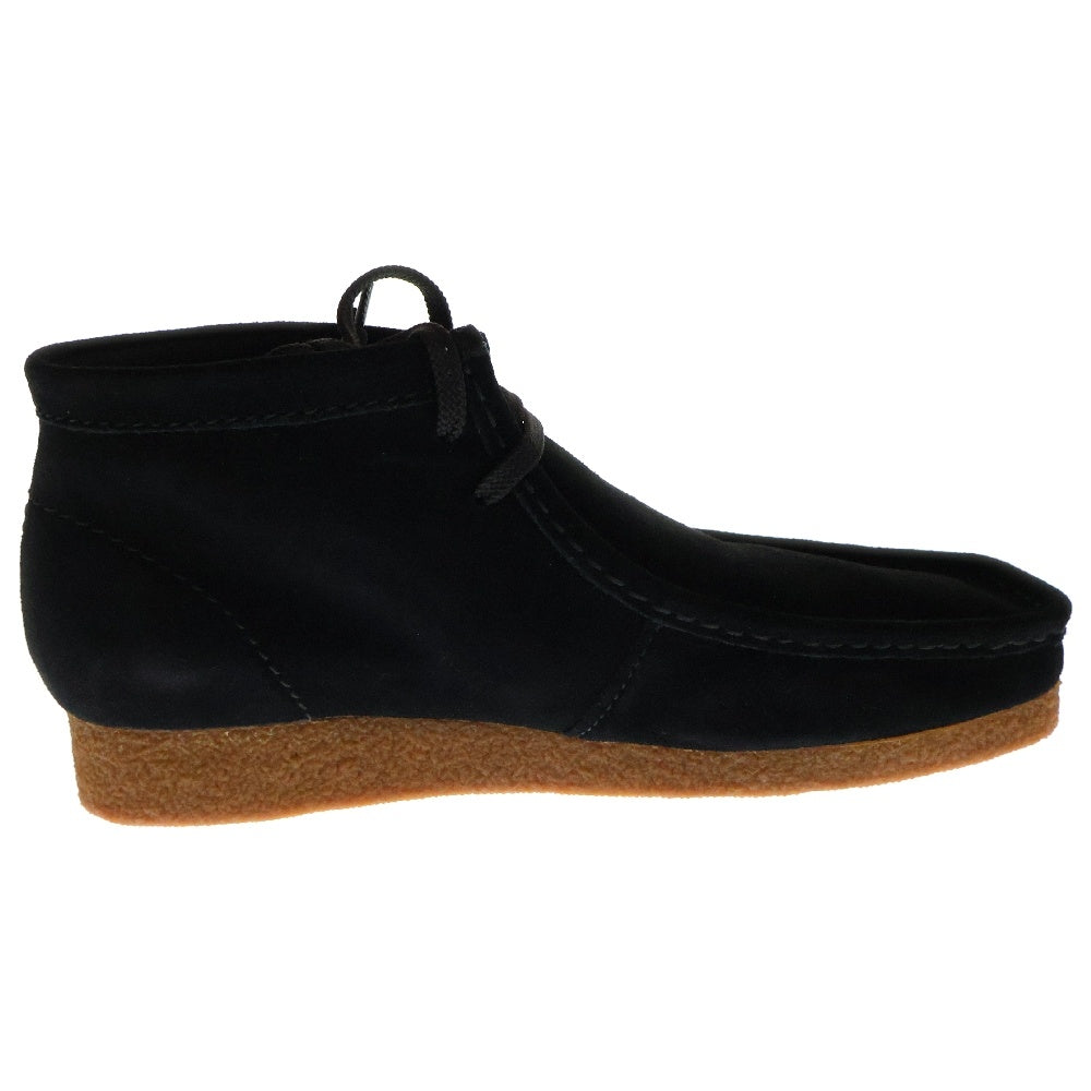 Clarks(クラークス) SHACRE BOOT シェイカー チャッカブーツ スウェード ハイカットシューズ ブラック 26159437