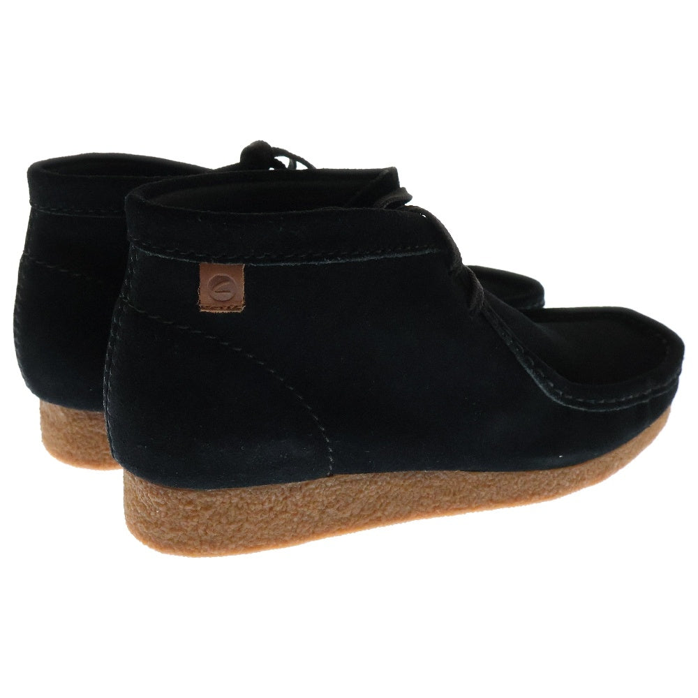 Clarks(クラークス) SHACRE BOOT シェイカー チャッカブーツ スウェード ハイカットシューズ ブラック 26159437