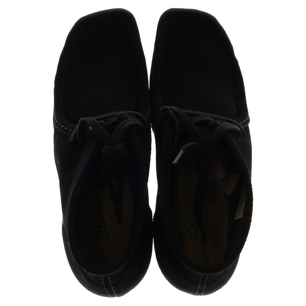 Clarks(クラークス) SHACRE BOOT シェイカー チャッカブーツ スウェード ハイカットシューズ ブラック 26159437