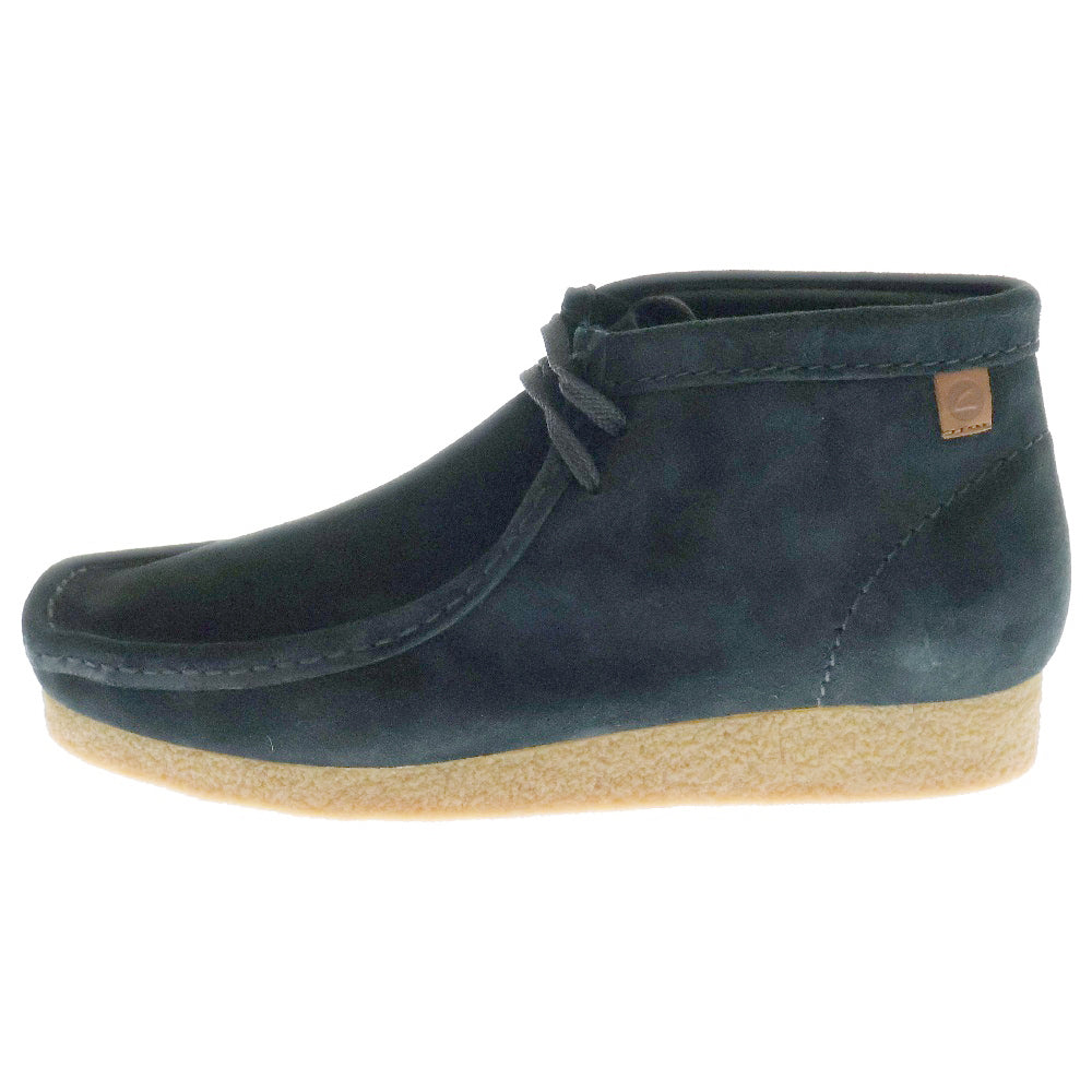 Clarks(クラークス) SHACRE BOOT シェイカー チャッカブーツ スウェード ハイカットシューズ ブラック 26159437