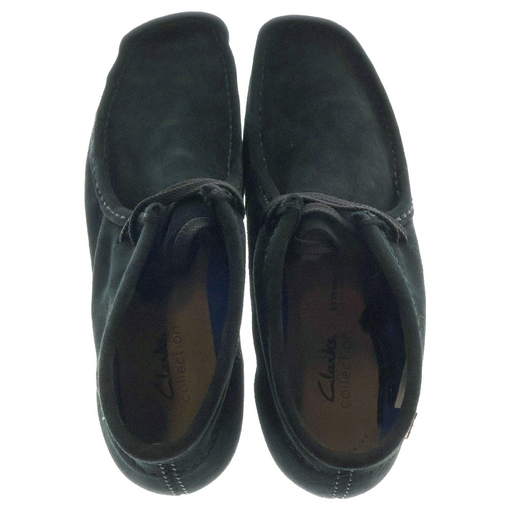 Clarks(クラークス) SHACRE BOOT シェイカー チャッカブーツ スウェード ハイカットシューズ ブラック 26159437