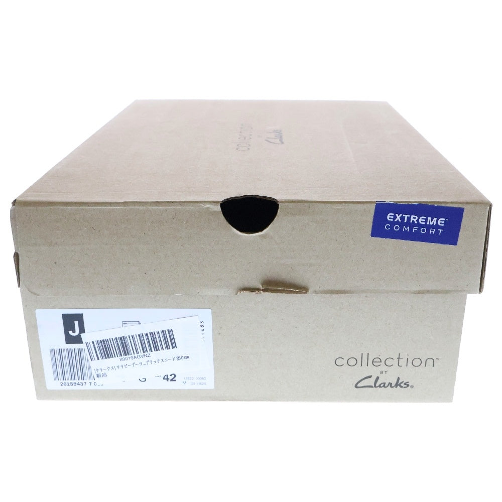 Clarks(クラークス) SHACRE BOOT シェイカー チャッカブーツ スウェード ハイカットシューズ ブラック 26159437