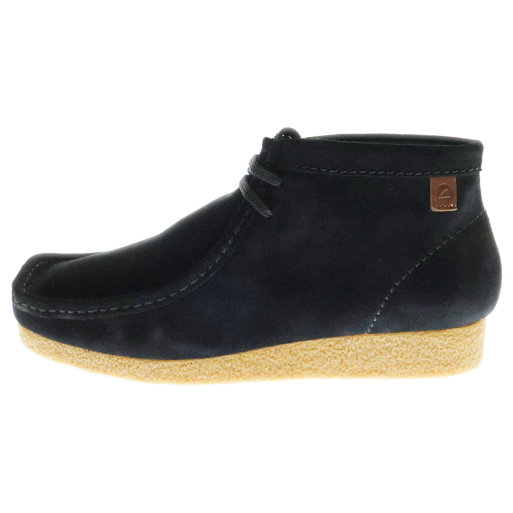 Clarks(クラークス) SHACRE BOOT シェイカー チャッカブーツ スウェード ハイカットシューズ ブラック 26159437