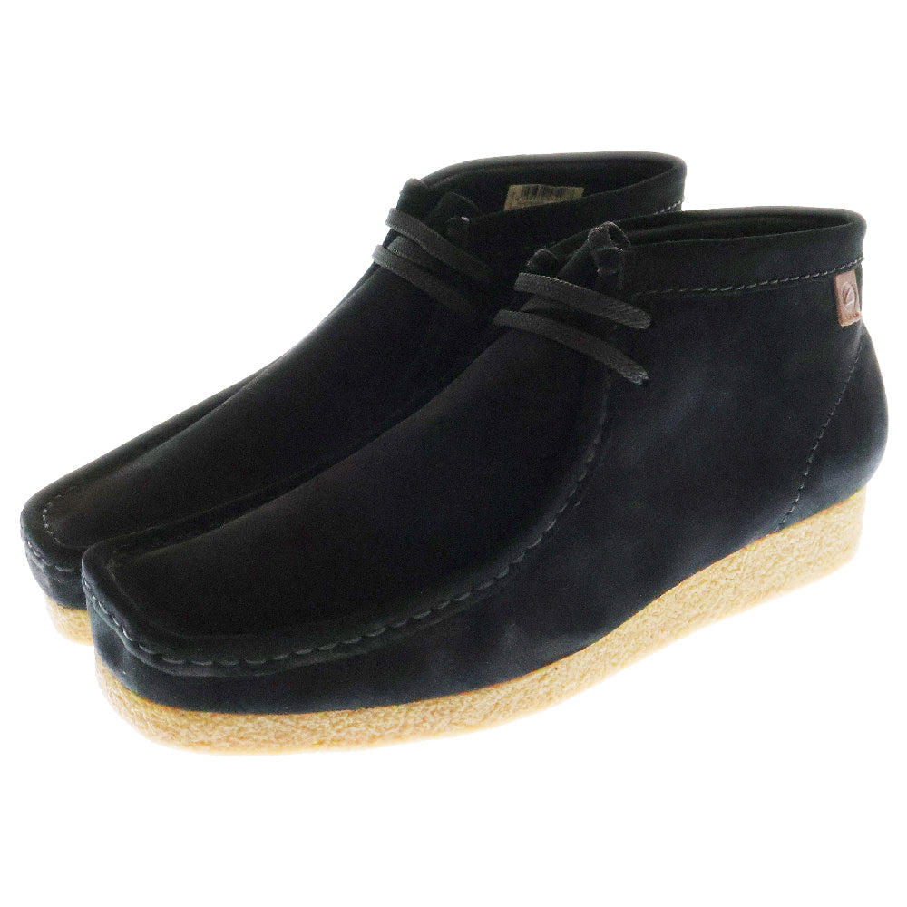 Clarks(クラークス) SHACRE BOOT シェイカー チャッカブーツ スウェード ハイカットシューズ ブラック 26159437