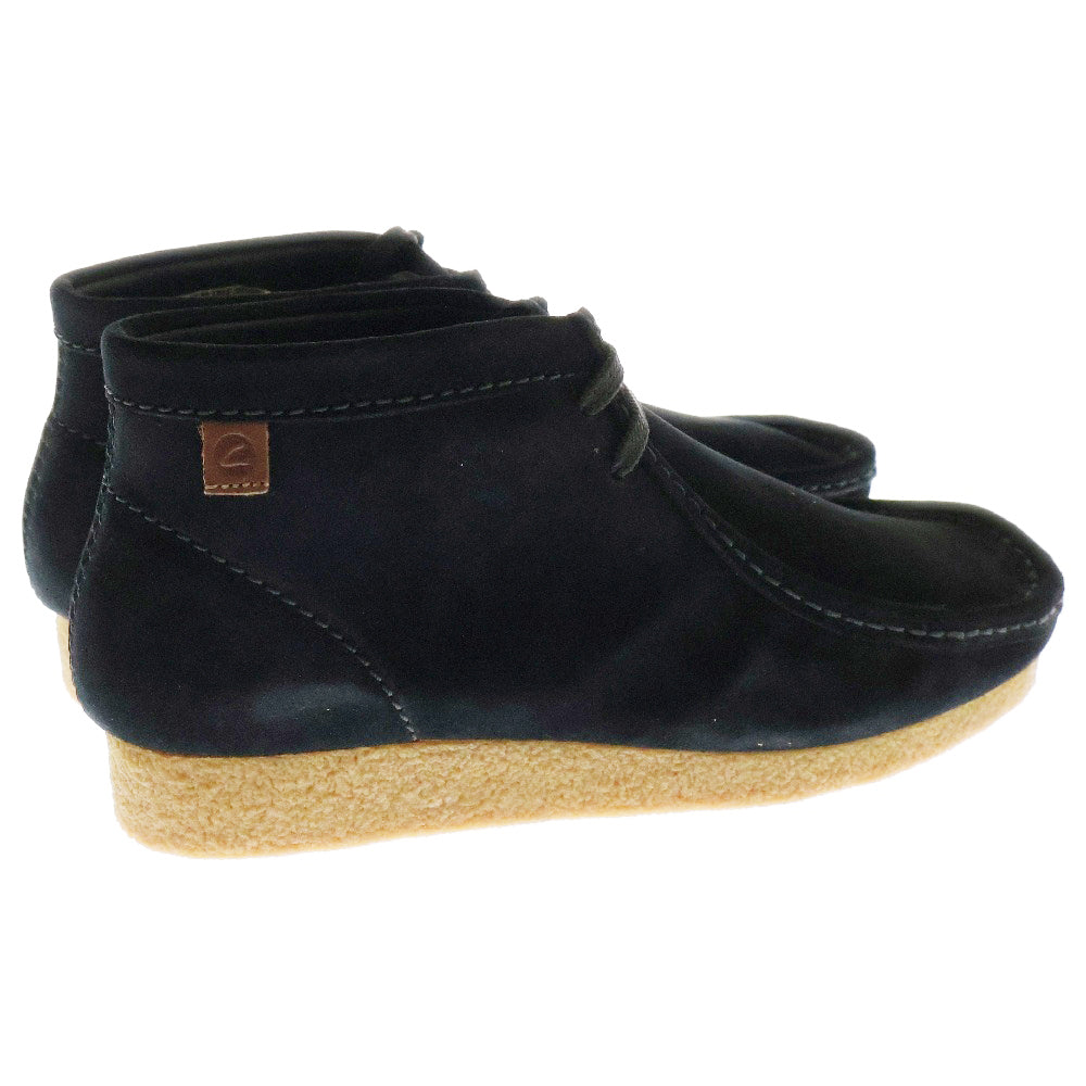 Clarks(クラークス) SHACRE BOOT シェイカー チャッカブーツ スウェード ハイカットシューズ ブラック 26159437