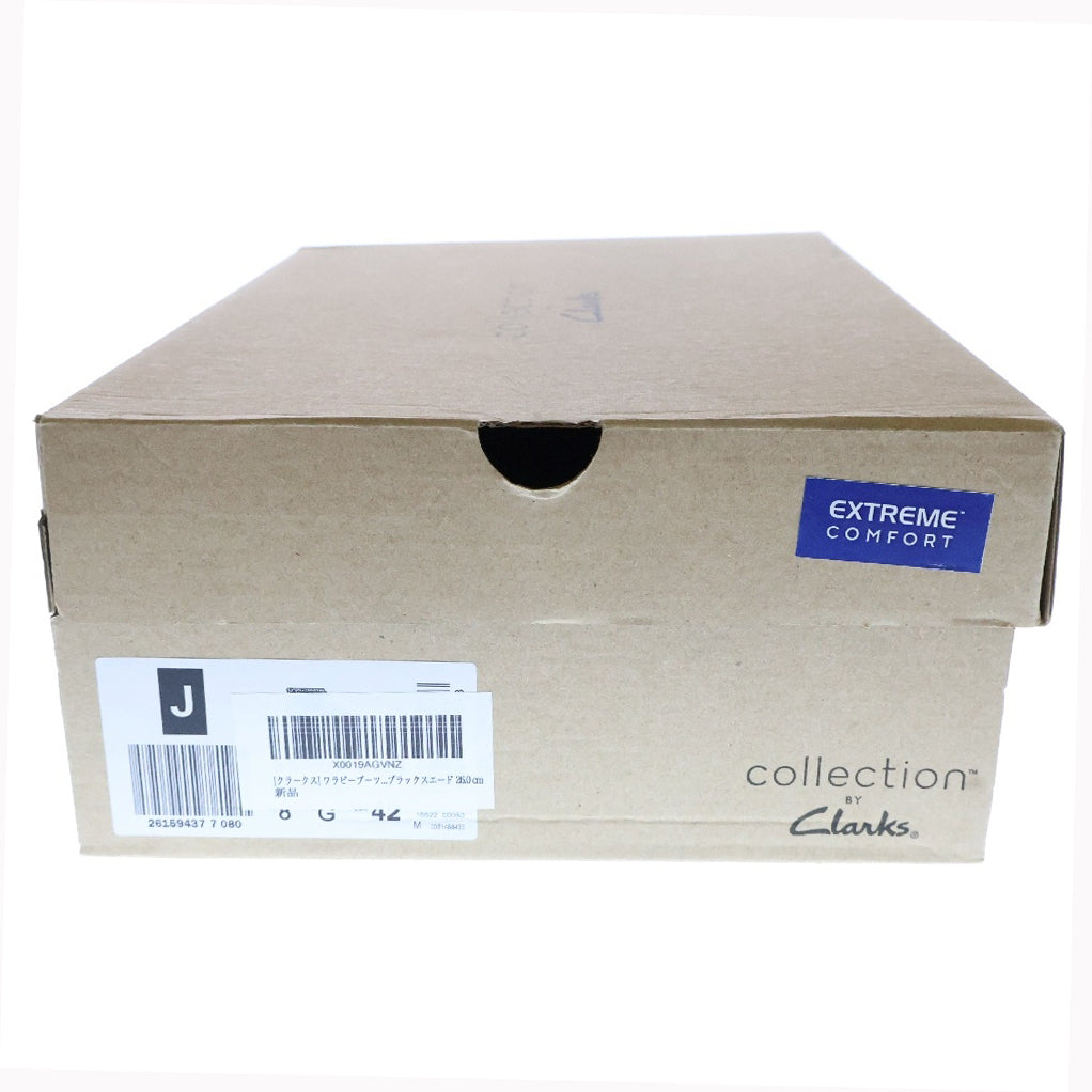 Clarks(クラークス) SHACRE BOOT シェイカー チャッカブーツ スウェード ハイカットシューズ ブラック 26159437