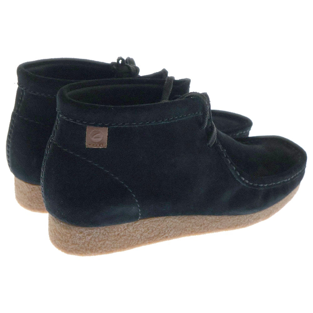 Clarks(クラークス) SHACRE BOOT シェイカー チャッカブーツ スウェード ハイカットシューズ ブラック 26159437