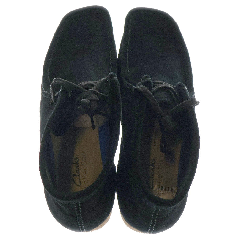 Clarks(クラークス) SHACRE BOOT シェイカー チャッカブーツ スウェード ハイカットシューズ ブラック 26159437