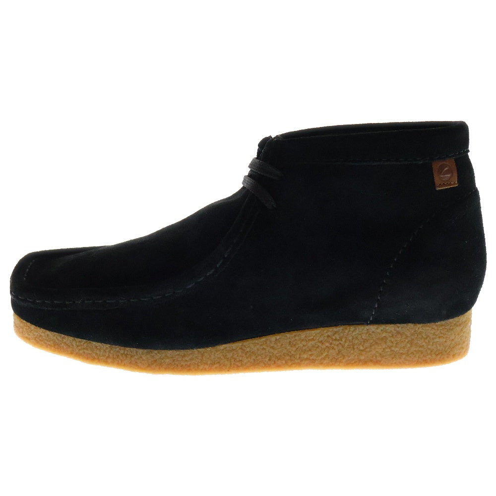Clarks(クラークス) SHACRE BOOT シェイカー チャッカブーツ スウェード ハイカットシューズ ブラック 26159437