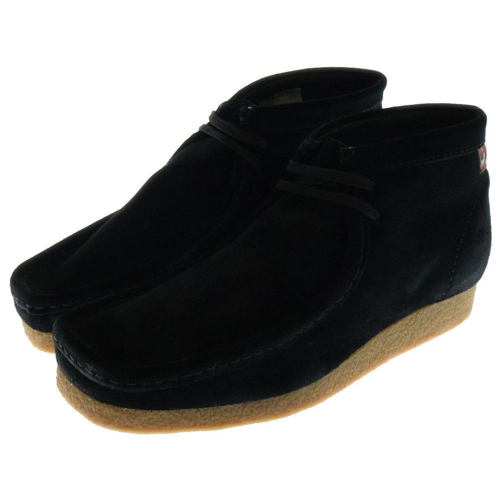 Clarks(クラークス) SHACRE BOOT シェイカー チャッカブーツ スウェード ハイカットシューズ ブラック 26159437