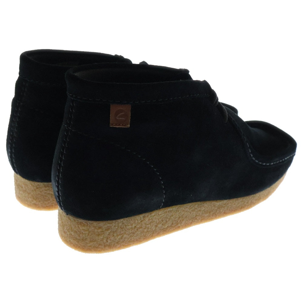 Clarks(クラークス) SHACRE BOOT シェイカー チャッカブーツ スウェード ハイカットシューズ ブラック 26159437