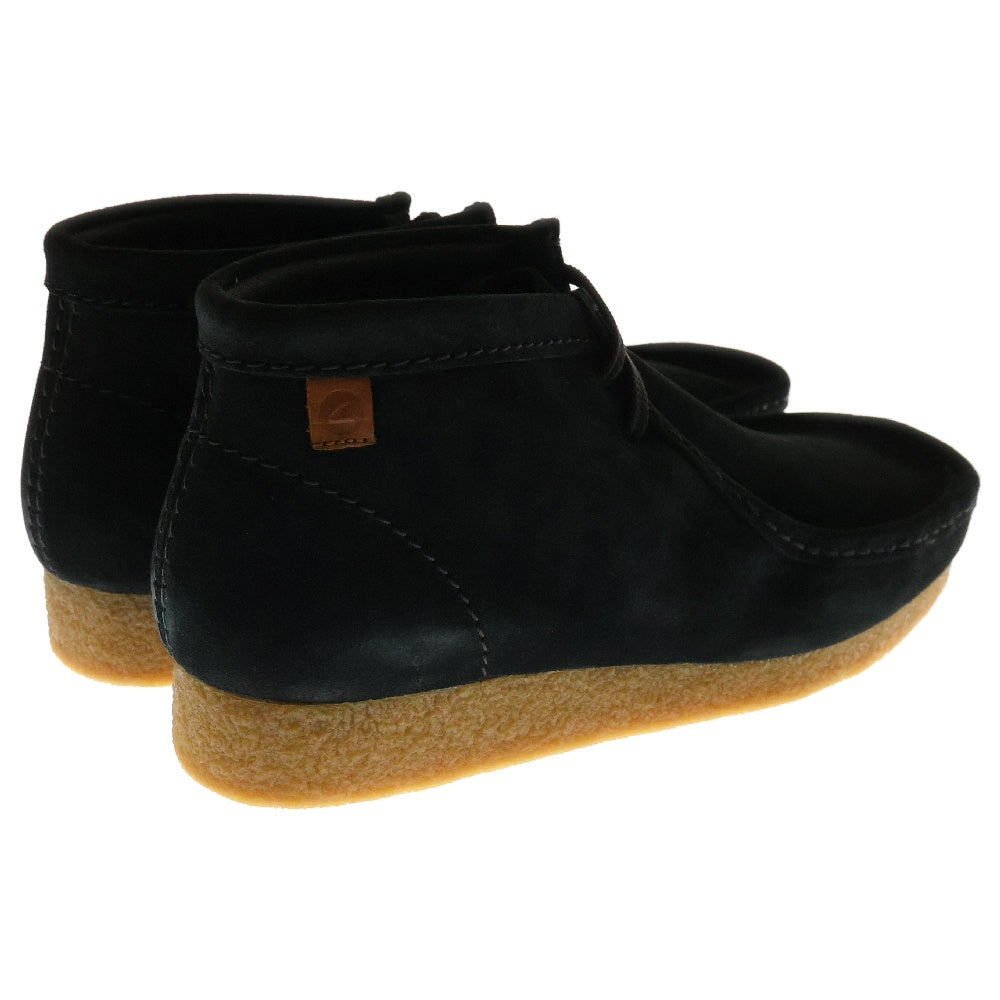 Clarks(クラークス) SHACRE BOOT シェイカー チャッカブーツ スウェード ハイカットシューズ ブラック 26159437