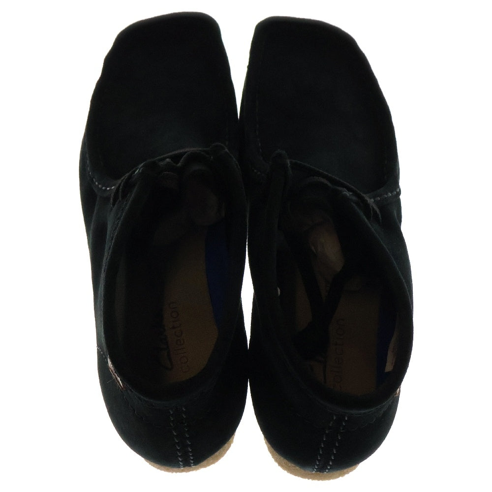 Clarks(クラークス) SHACRE BOOT シェイカー チャッカブーツ スウェード ハイカットシューズ ブラック 26159437