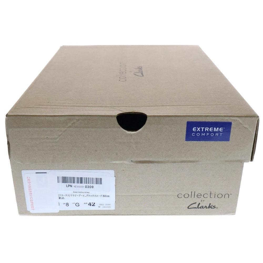 Clarks(クラークス) SHACRE BOOT シェイカー チャッカブーツ スウェード ハイカットシューズ ブラック 26159437