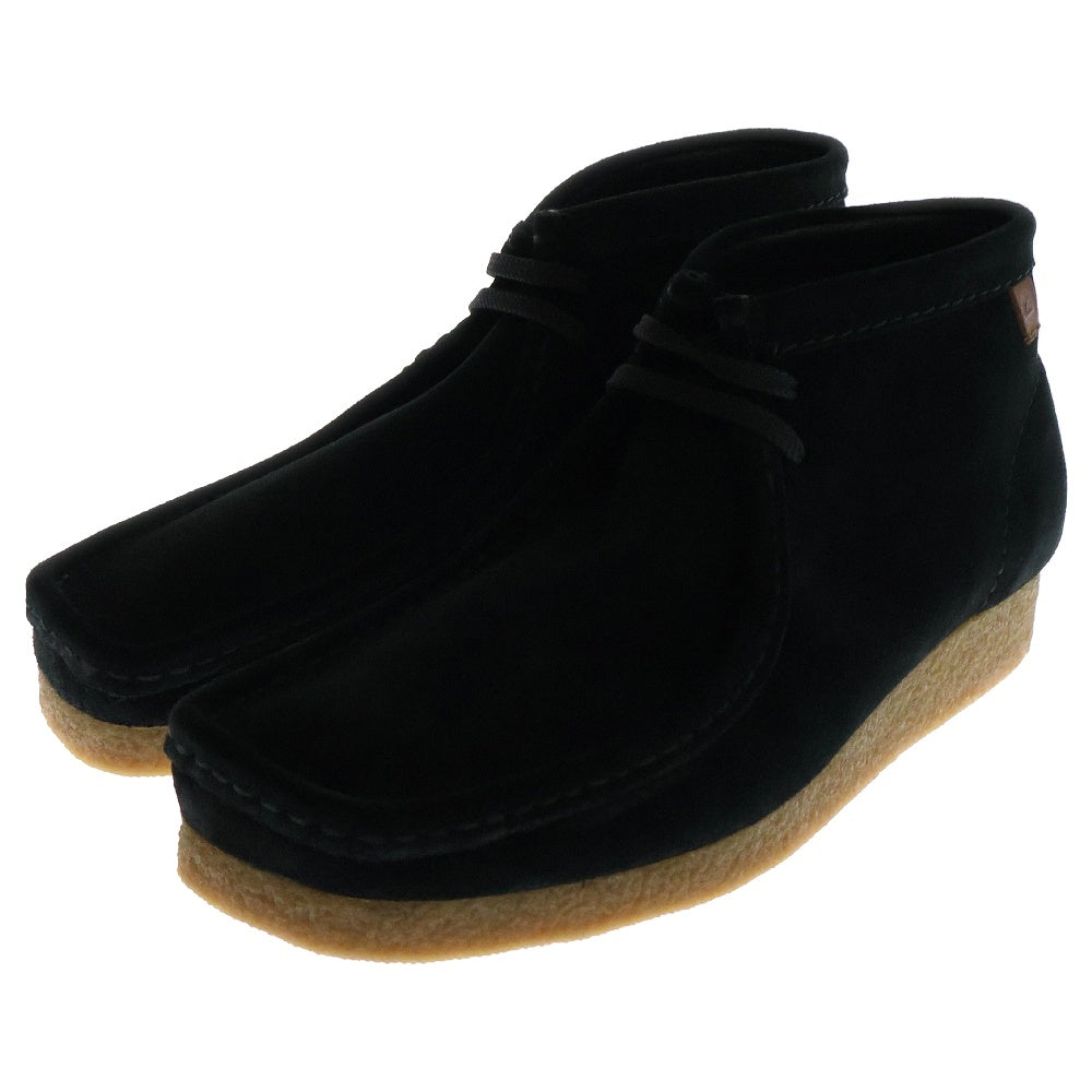 Clarks(クラークス) SHACRE BOOT シェイカー チャッカブーツ スウェード ハイカットシューズ ブラック 26159437