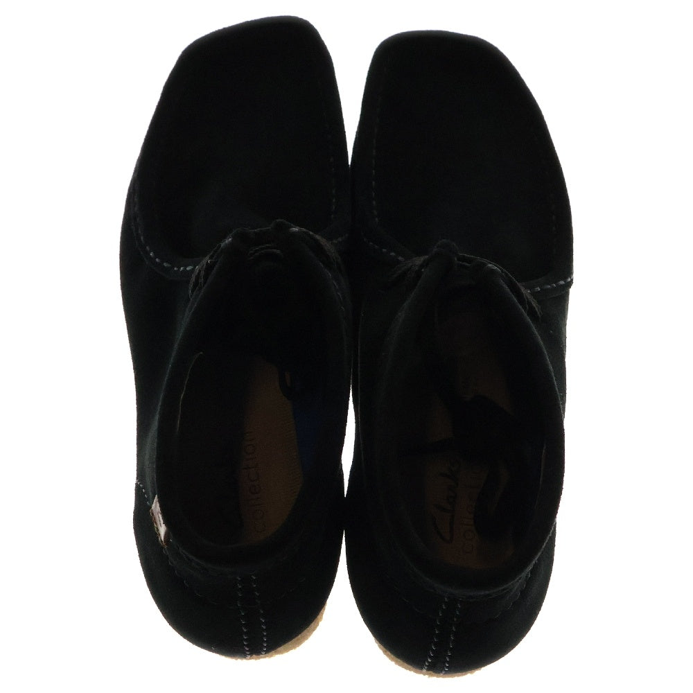 Clarks(クラークス) SHACRE BOOT シェイカー チャッカブーツ スウェード ハイカットシューズ ブラック 26159437