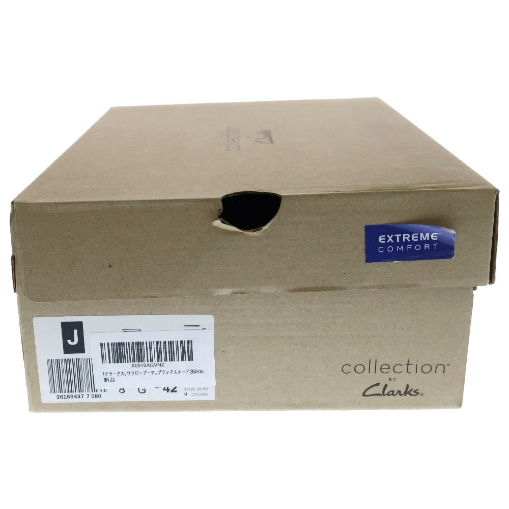 Clarks(クラークス) SHACRE BOOT シェイカー チャッカブーツ スウェード ハイカットシューズ ブラック 26159437