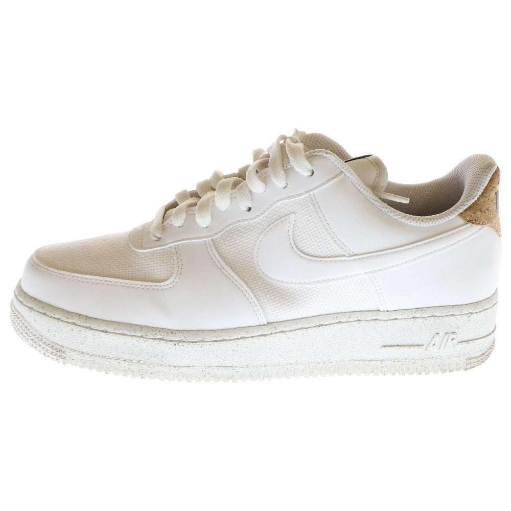 NIKE(ナイキ) AIR FORCE 1 LOW Next Nature Cork エアフォース 1 ネクストネイチャーコーク ローカットスニーカー ホワイト US9.5/27.5cm DV7184-001