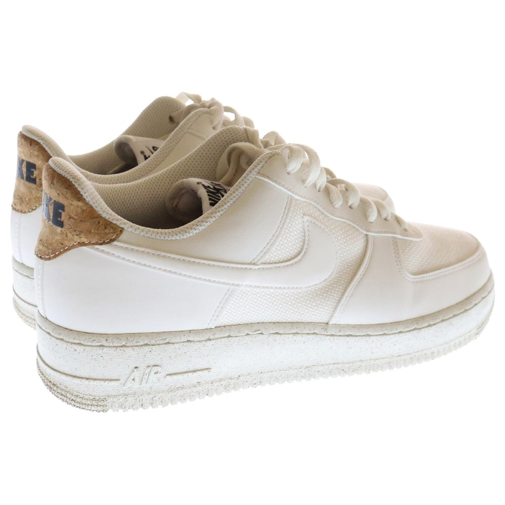 NIKE(ナイキ) AIR FORCE 1 LOW Next Nature Cork エアフォース 1 ネクストネイチャーコーク ローカットスニーカー ホワイト US9.5/27.5cm DV7184-001